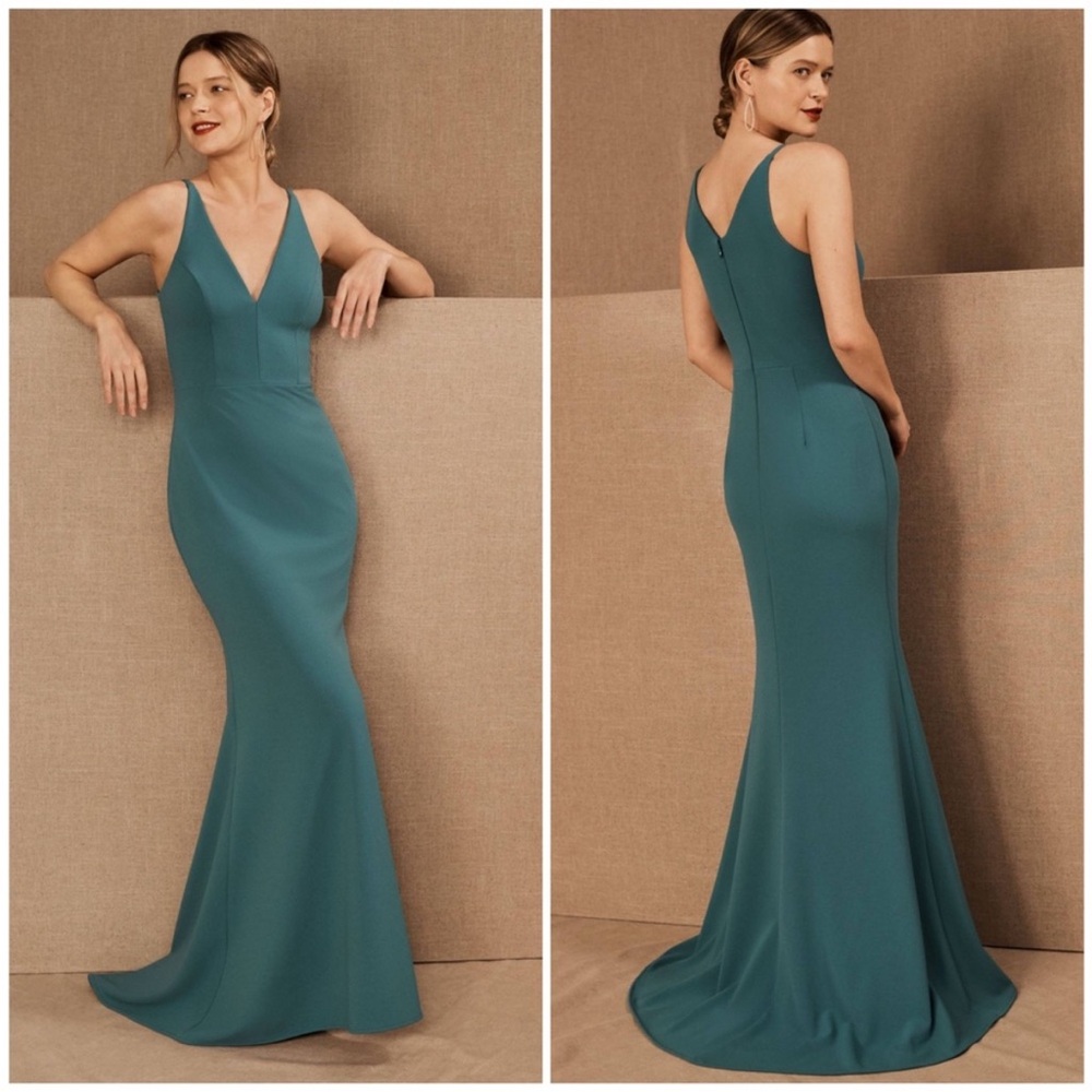 NWT BHLDN Jones Teal Maxi Dress (bridesmaid / wedding guest)